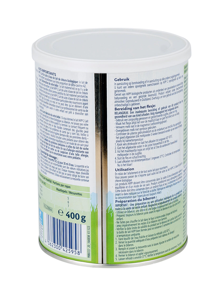 HiPP Dutch Goat Stage 2 Formula