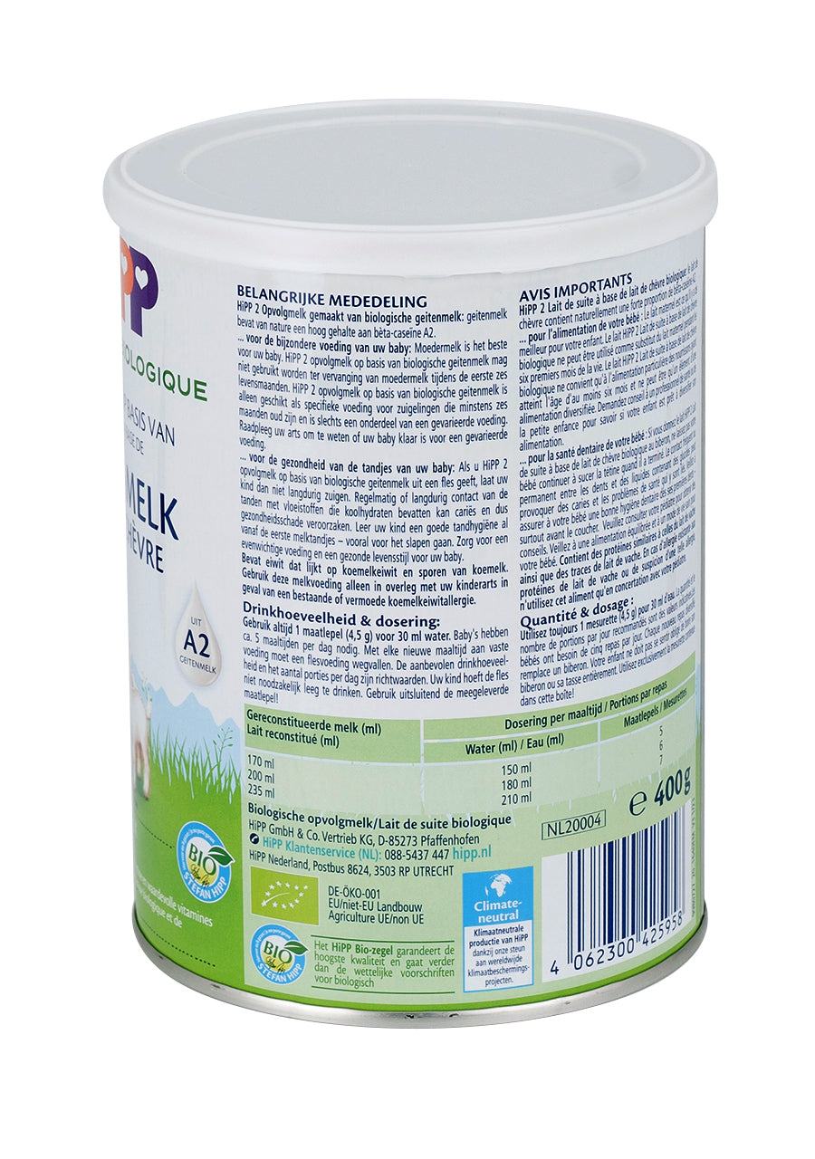 HiPP Dutch Goat Stage 2 Formula