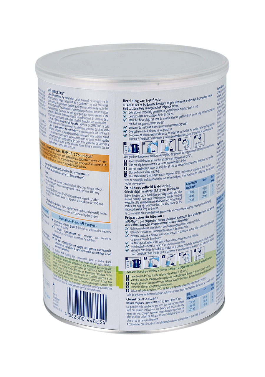 HiPP Dutch HypoAllergenic Stage 2 Formula