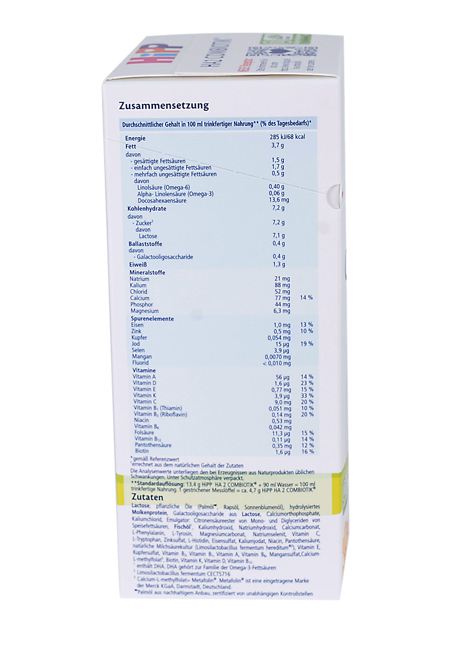 HiPP German HypoAllergenic Stage 2 Formula
