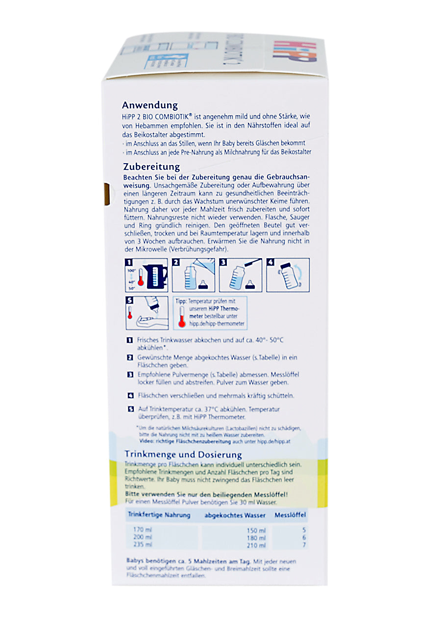 HiPP German Stage 2 Formula - No Starch