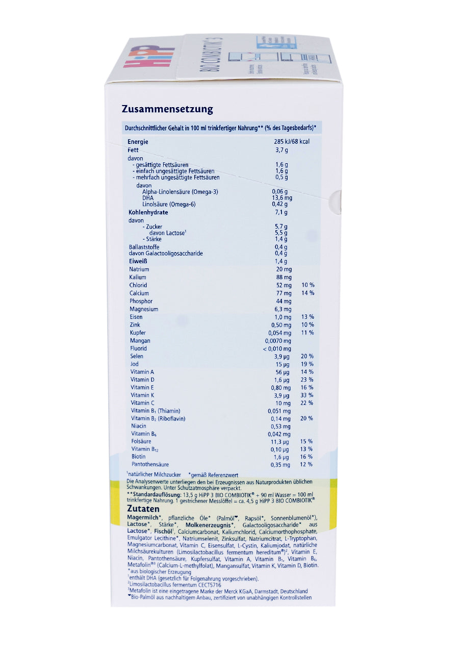 HiPP German Stage 3 Formula