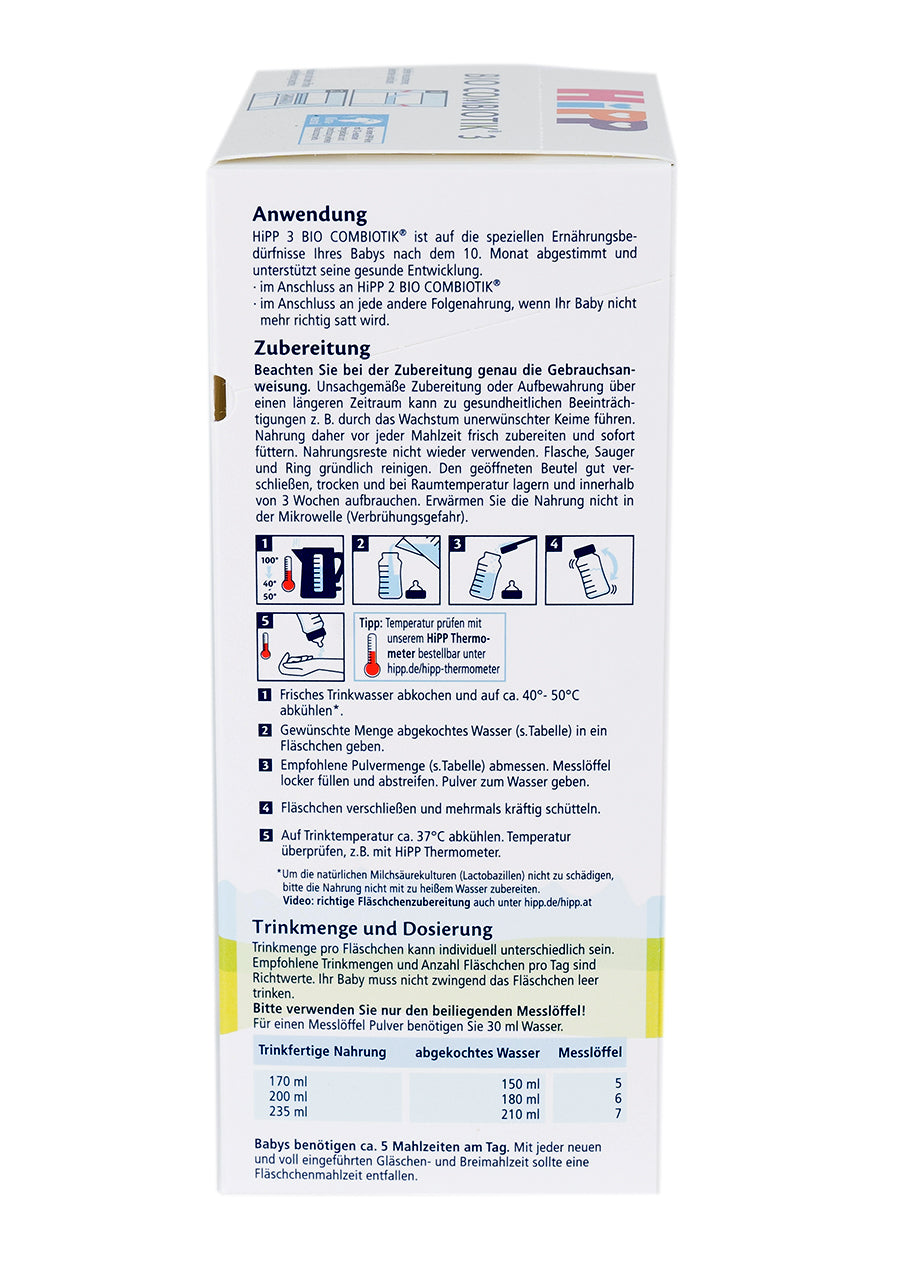 HiPP German Stage 3 Formula