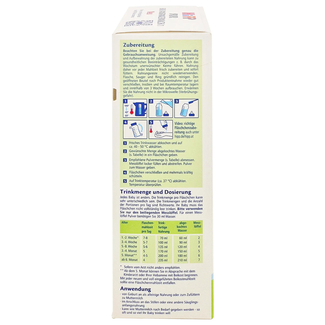 HiPP Pure German Stage 1 Formula