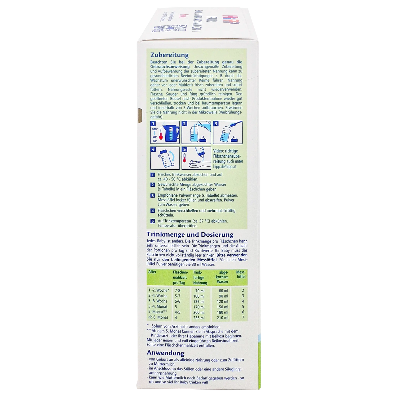 HiPP Pure German Stage 1 Formula
