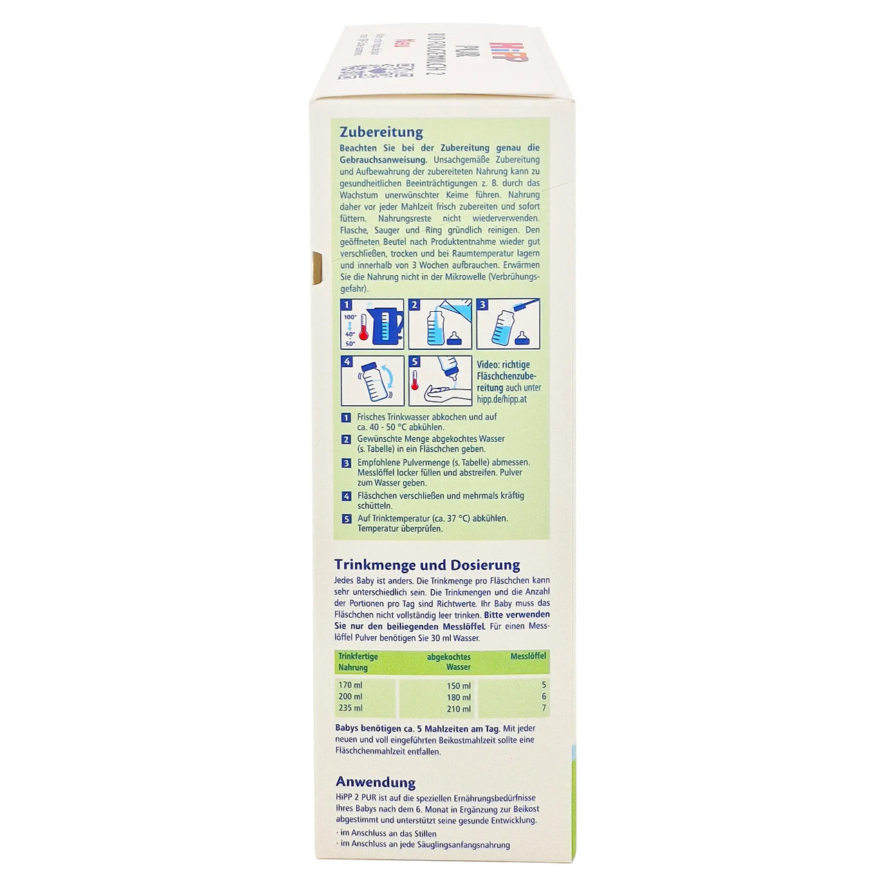 HiPP Pure German Stage 2 Formula