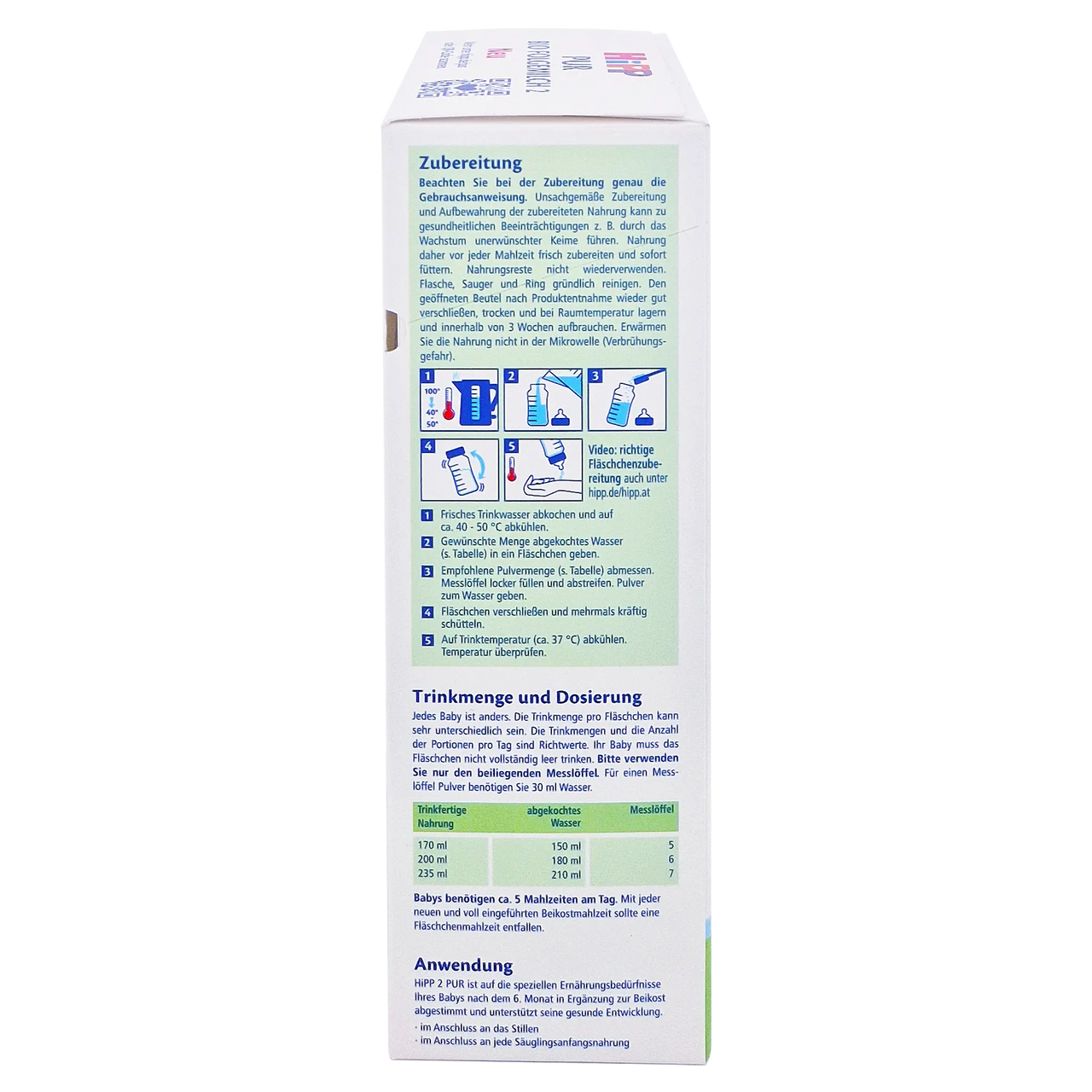 HiPP Pure German Stage 2 Formula