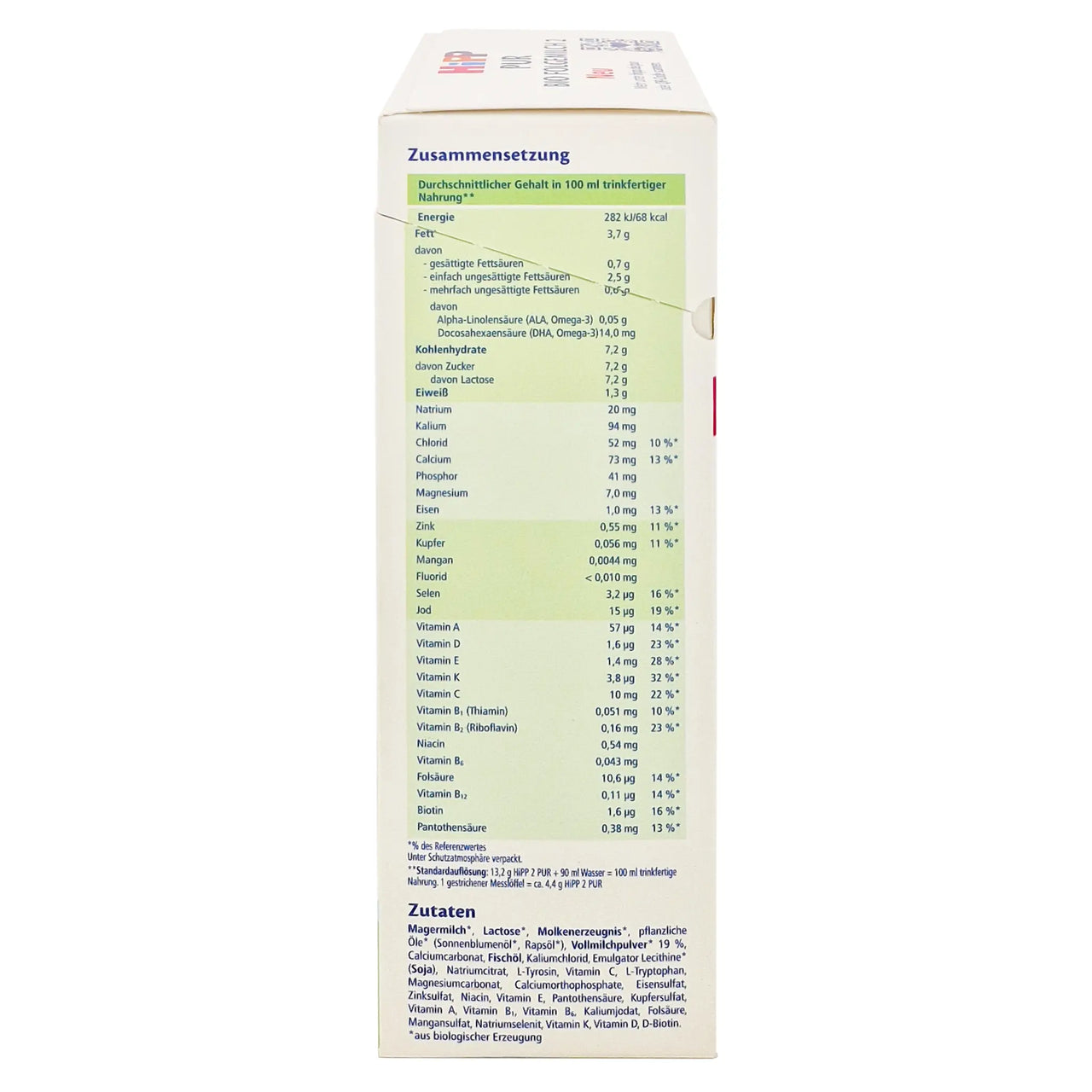 HiPP Pure German Stage 2 Formula