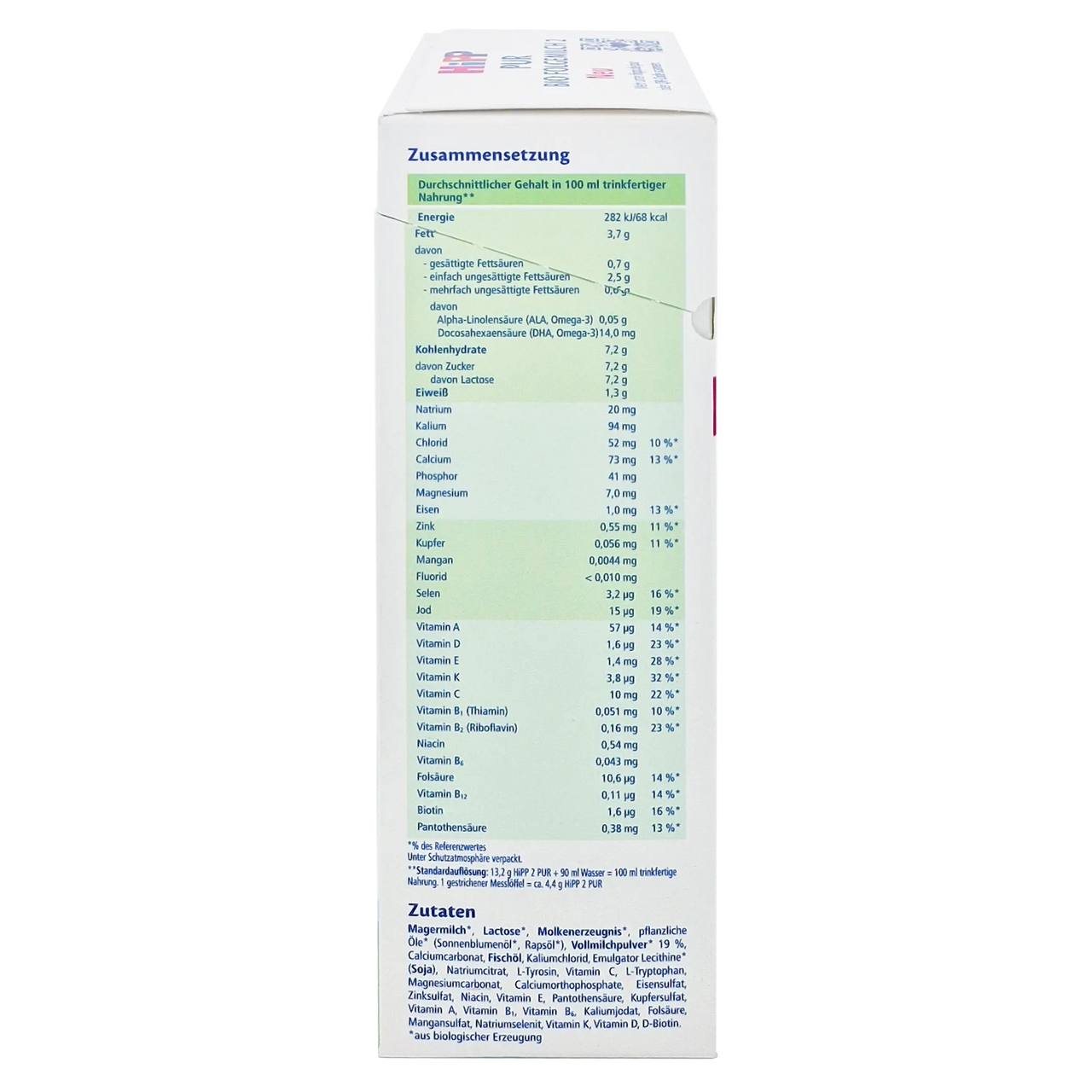 HiPP Pure German Stage 2 Formula
