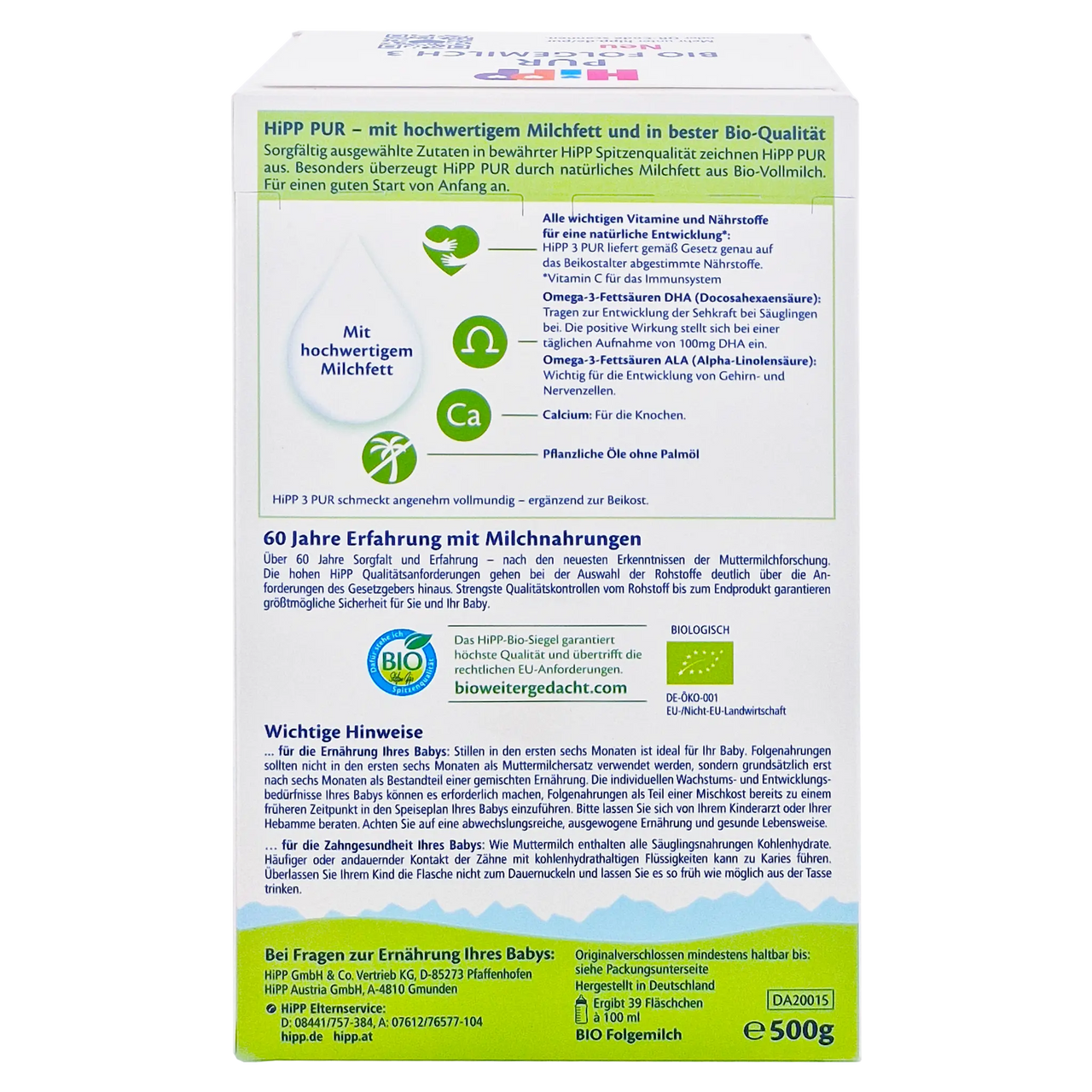 HiPP Pure German Stage 3 Formula