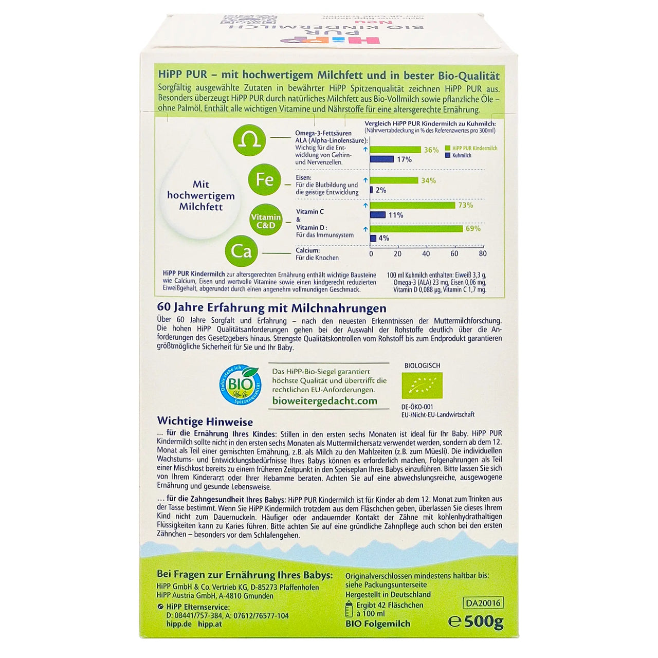 HiPP Pure German Stage 4 Formula