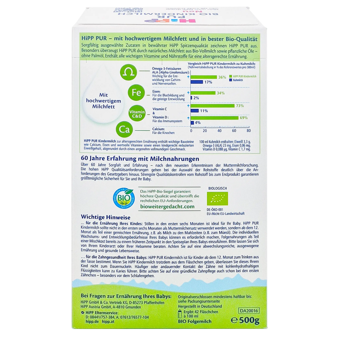 HiPP Pure German Stage 4 Formula