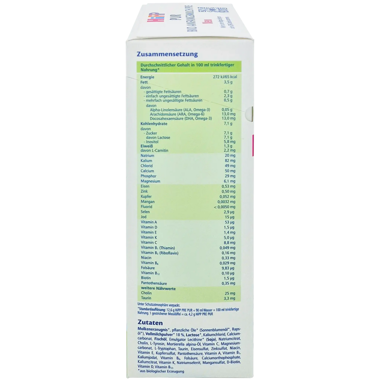 HiPP Pure German Stage Pre Formula