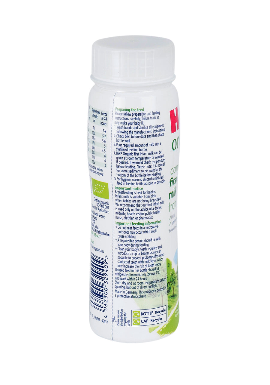HiPP UK Ready to Feed Stage 1 Formula