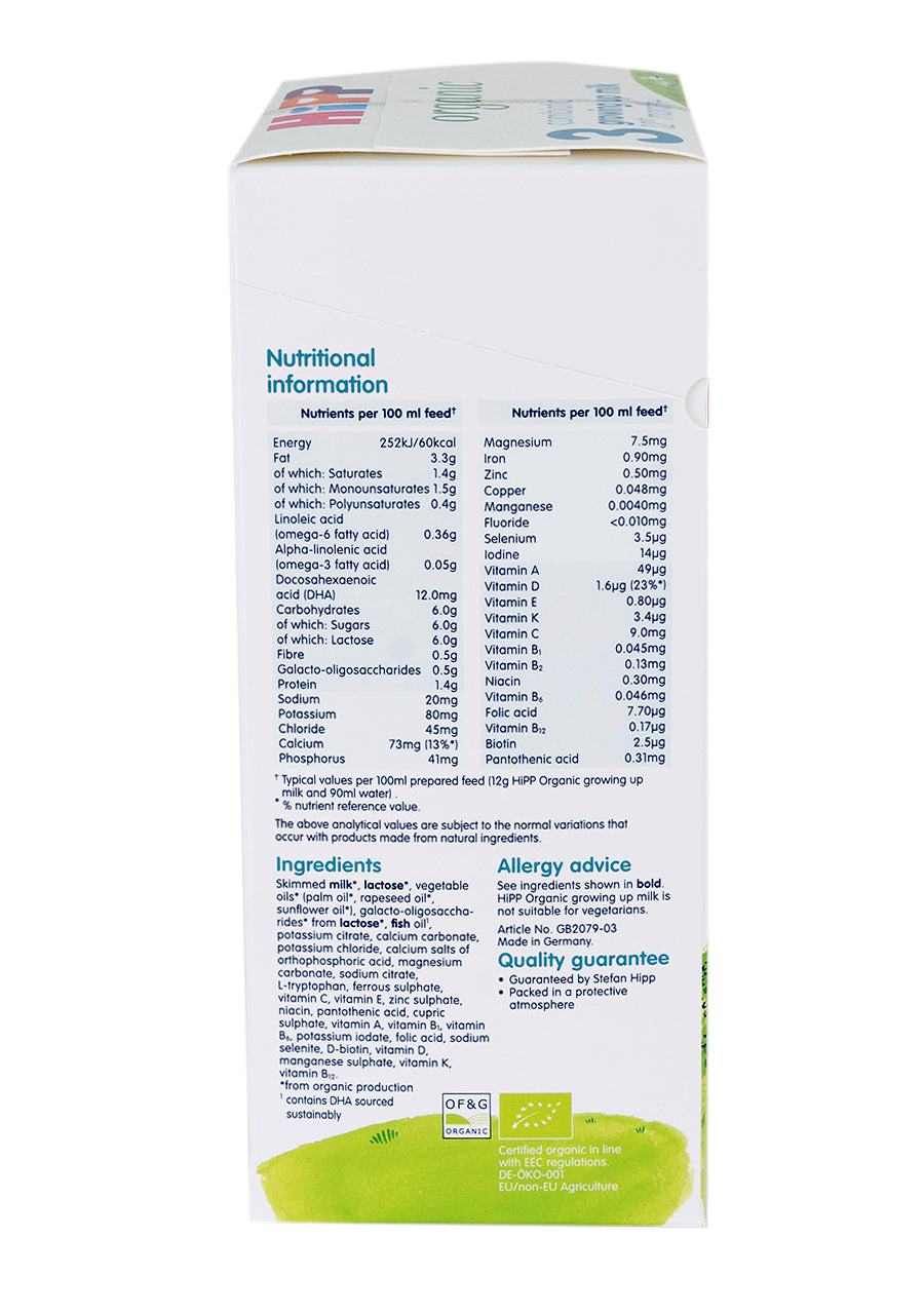 HiPP UK Stage 3 Formula