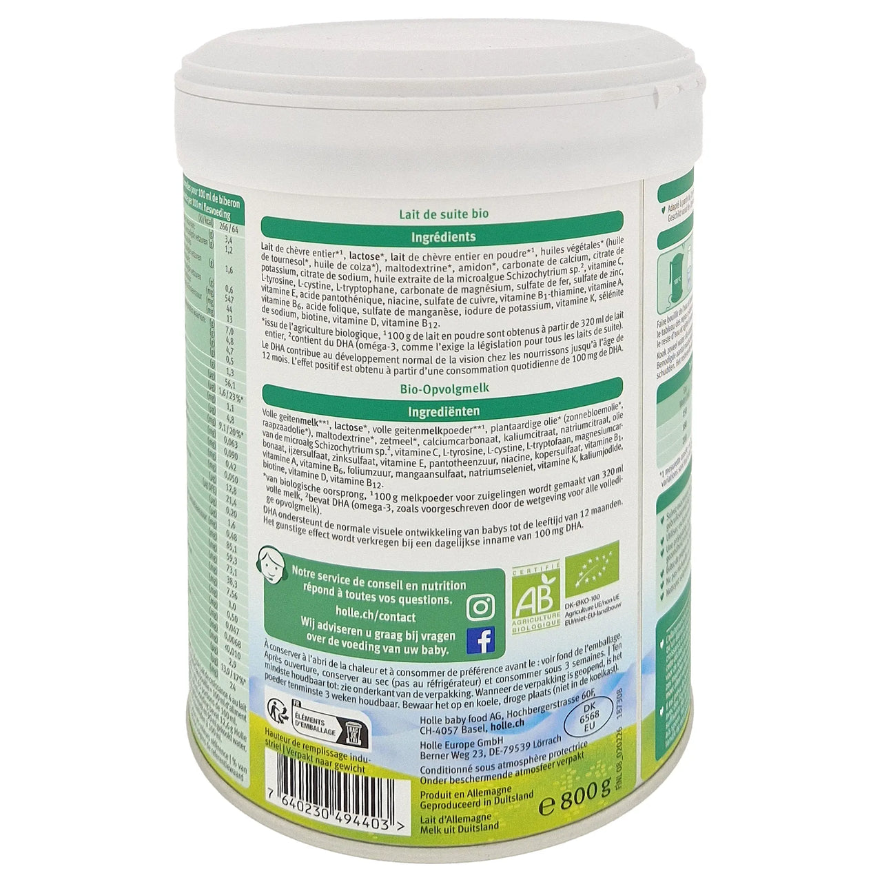 Holle Dutch Goat Stage 4 Formula