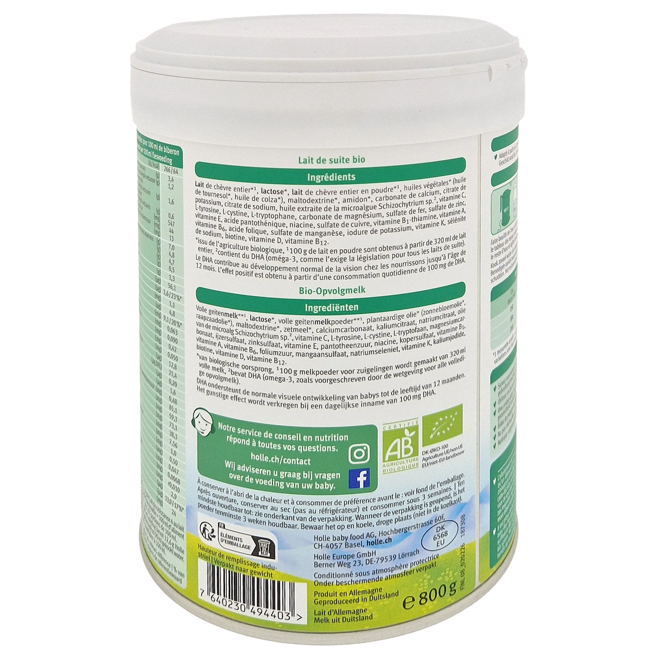 Holle Dutch Goat Stage 4 Formula