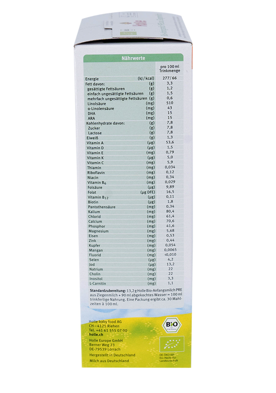 Holle Goat Stage Pre Organic Baby Formula – Organic Formula