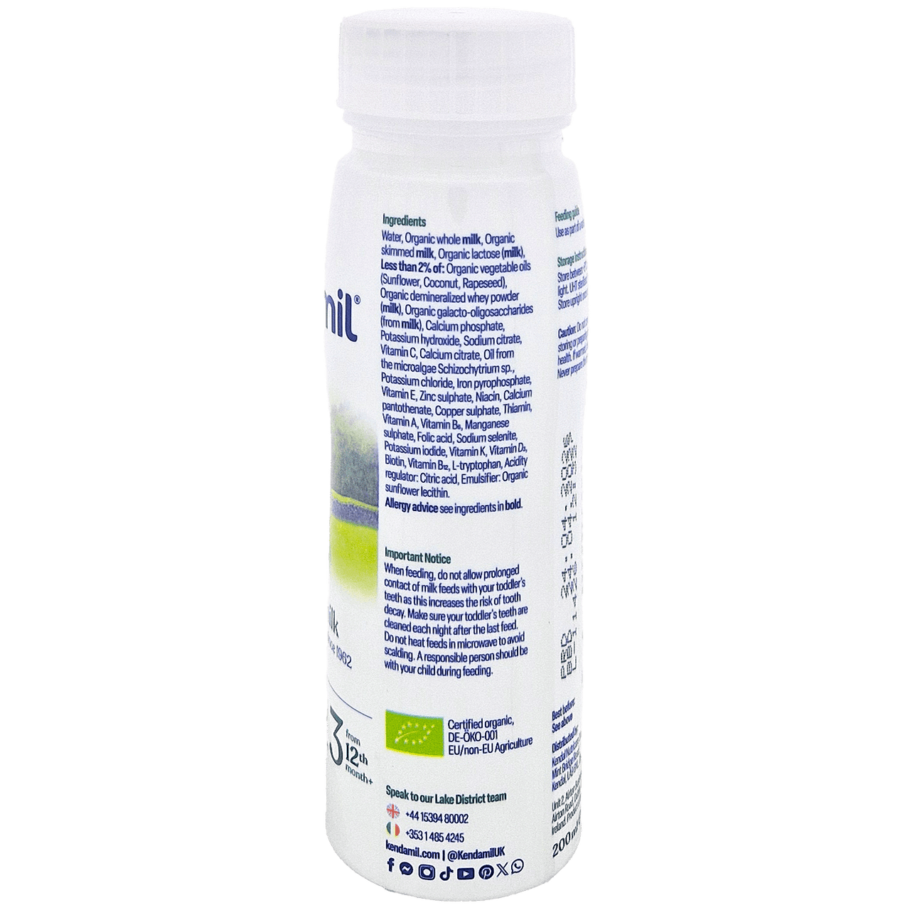 Kendamil Organic Ready to Feed Stage 3 Formula