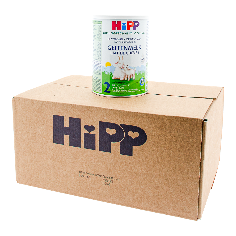 HiPP Dutch Goat Stage 2 Formula can with outer box
