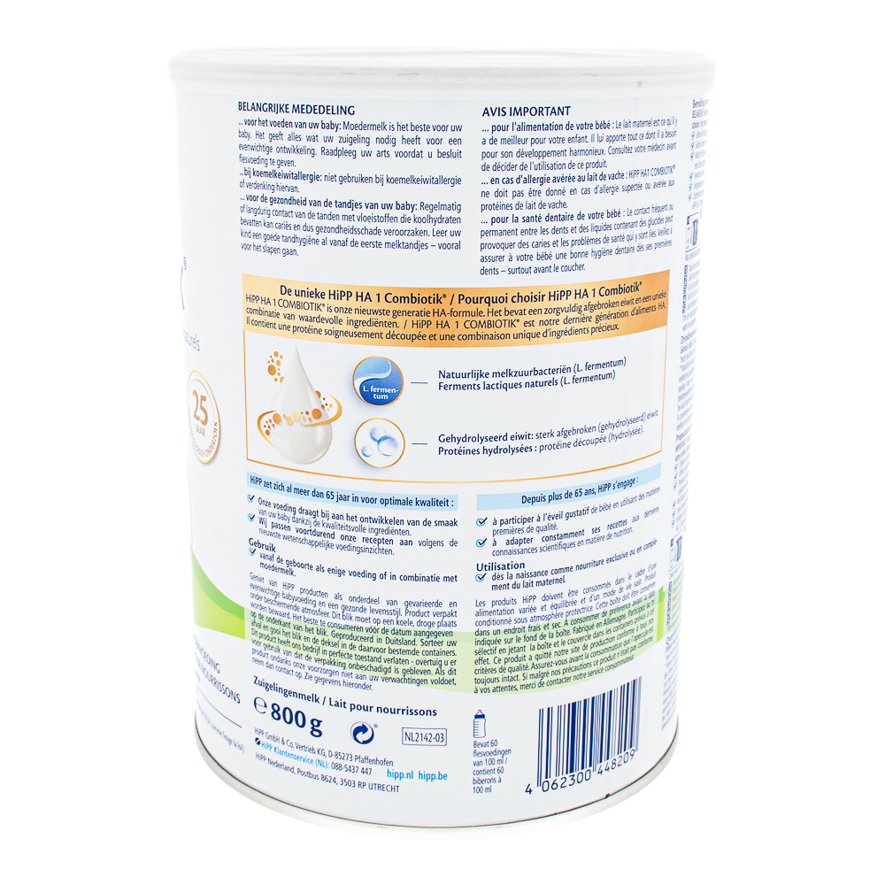 HiPP Dutch HypoAllergenic Stage 1 Formula About HiPP