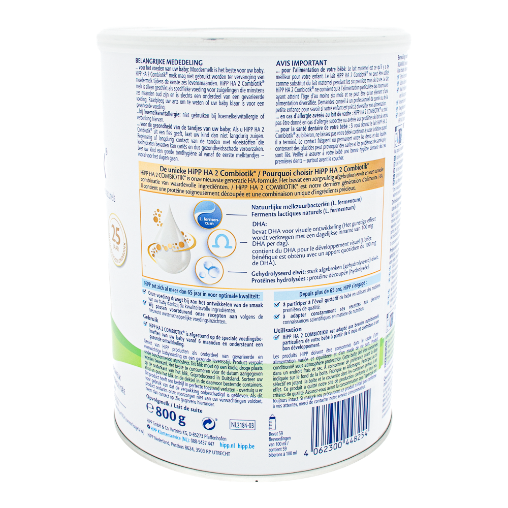 HiPP Dutch HypoAllergenic Stage 2 Formula About HiPP