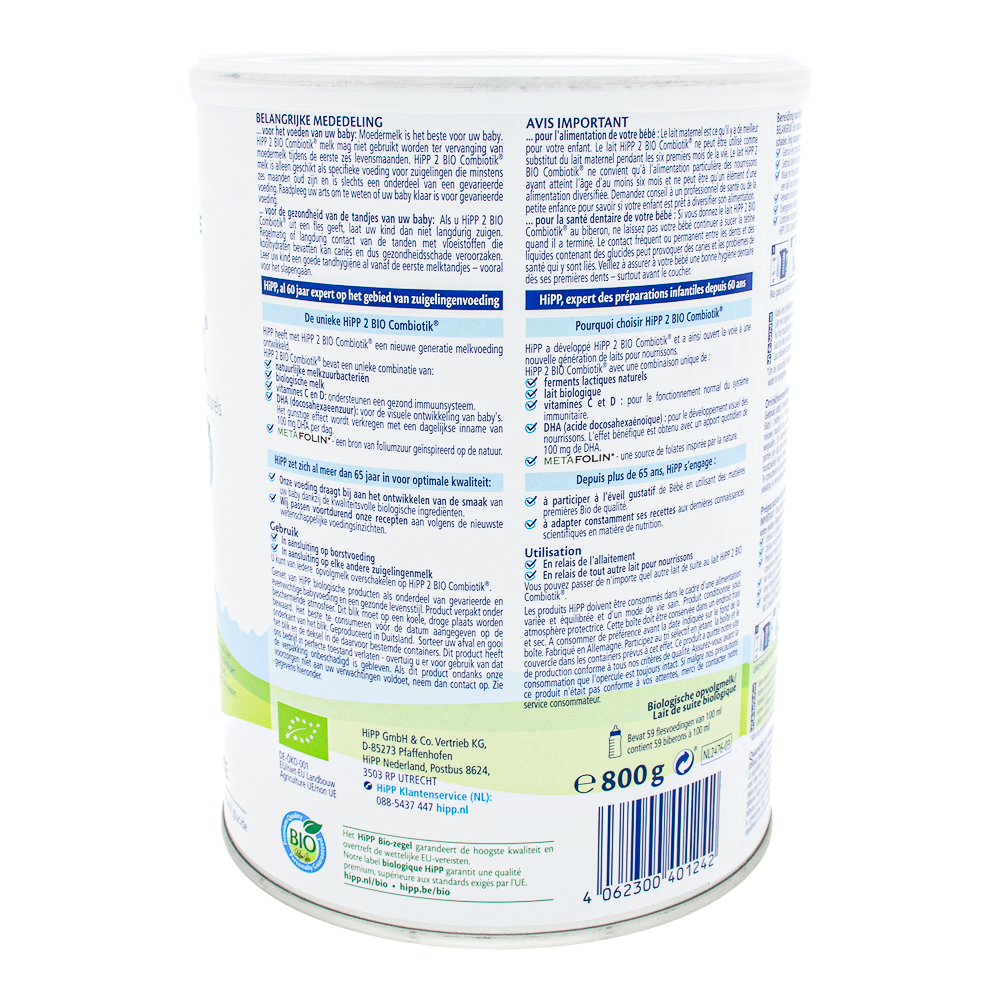 HiPP Dutch Stage 2 Formula About HiPP