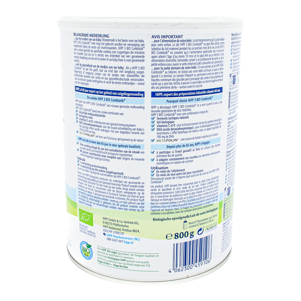 HiPP Dutch Stage 3 Formula About HiPP