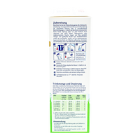 Thumbnail for HiPP German Goat Stage Pre Formula preparation guidelines and dosage label