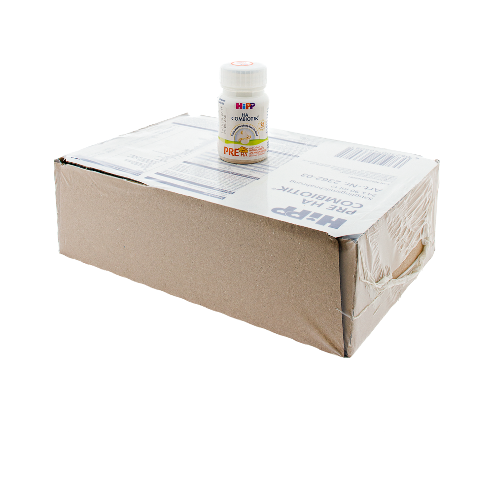 HiPP German HypoAllergenic Ready to Feed Stage Pre 90ml bottle with outer box