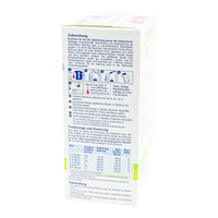 Thumbnail for HiPP German HypoAllergenic Stage 1 Formula preparation guidelines and dosage label