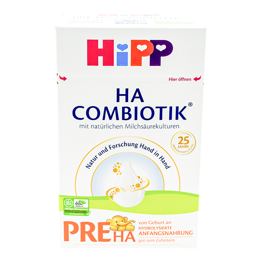 HiPP German HypoAllergenic Stage Pre Formula pack