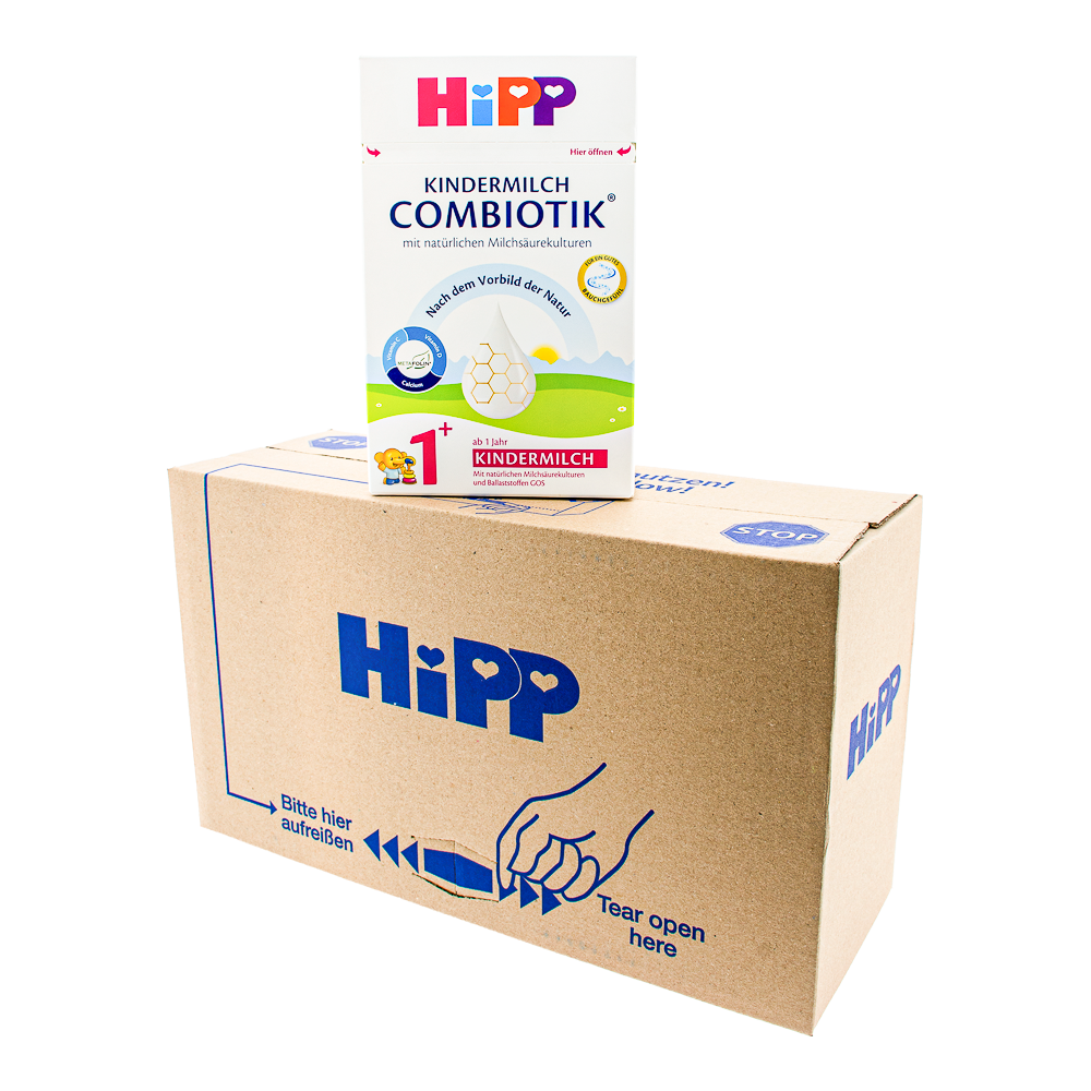 HiPP German Stage 1+ Formula pack with outer box