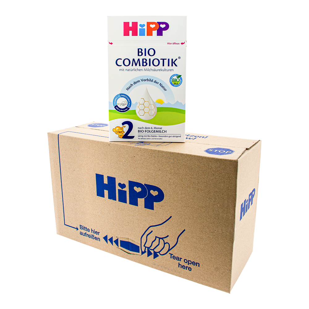 HiPP German Stage 2 Formula pack with outer box
