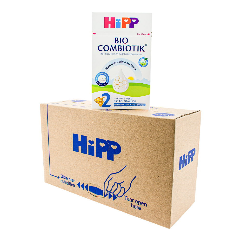 HiPP German Stage 2 Formula - No Starch pack with outer box