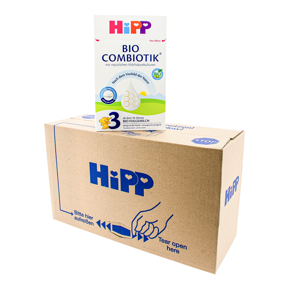 HiPP German Stage 3 Formula pack with outer box