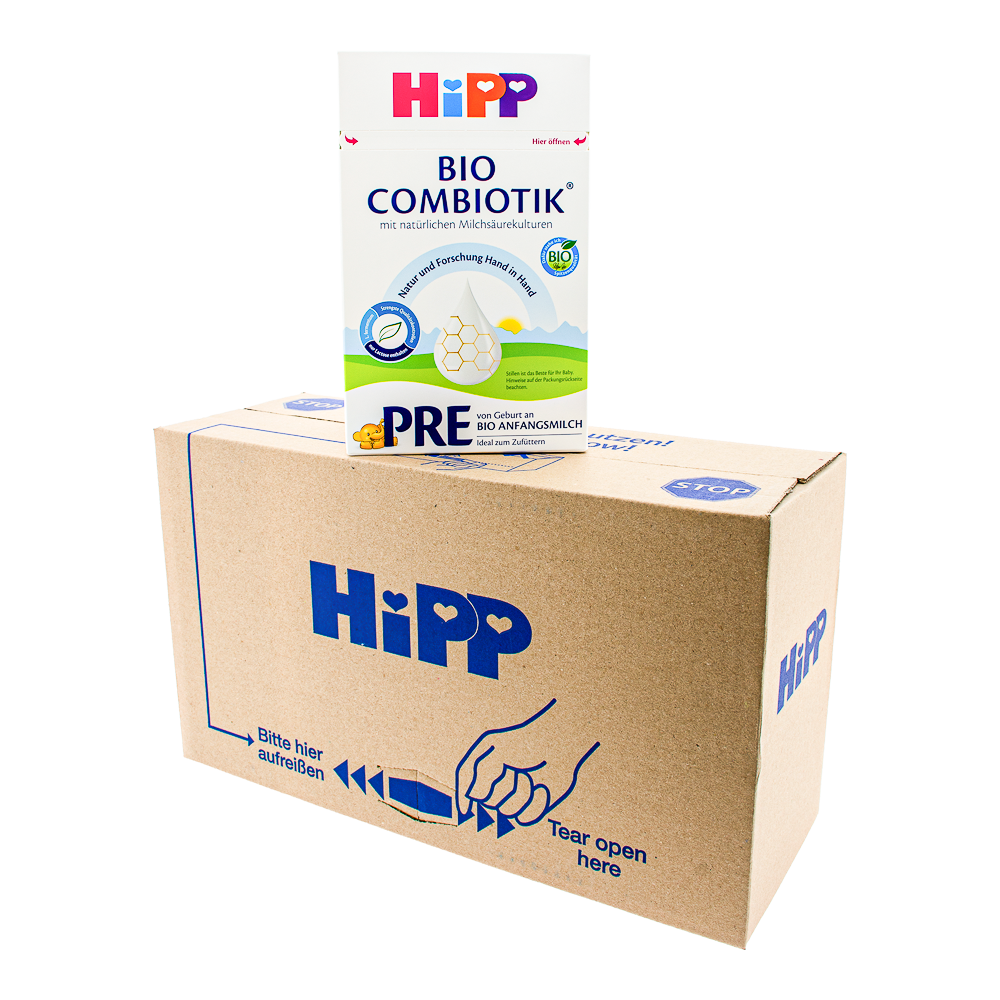 HiPP German Stage Pre Formula pack with outer box