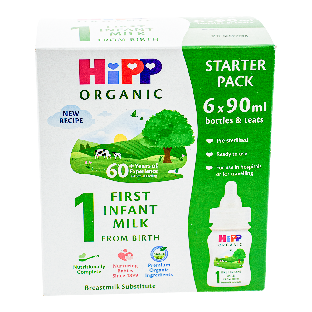 HiPP UK Ready to Feed Stage 1 Formula with teats bottle