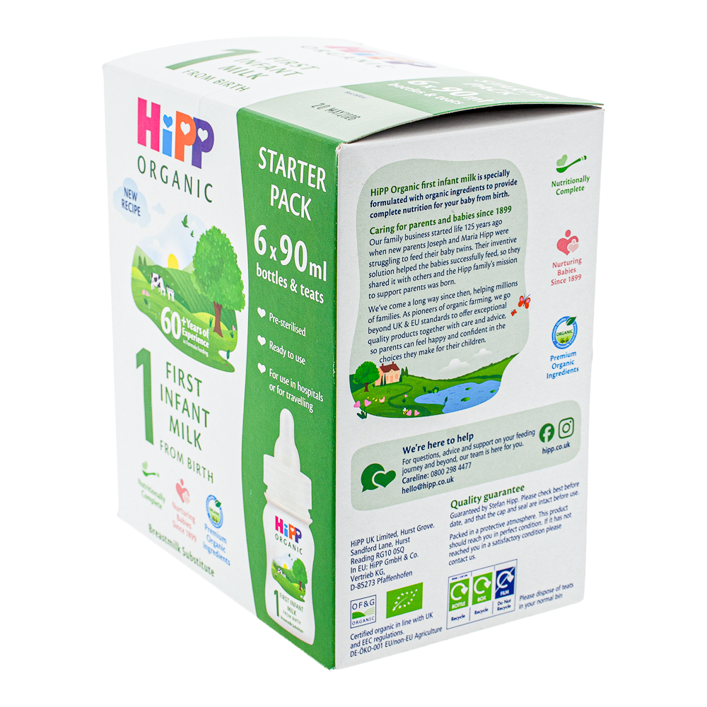 HiPP UK Ready to Feed Stage 1 Formula with teats About HiPP