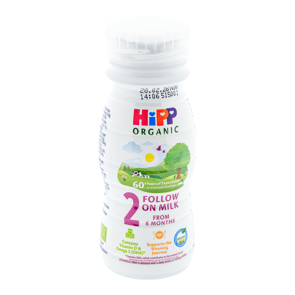 HiPP UK Ready to Feed Stage 2 Formula bottle