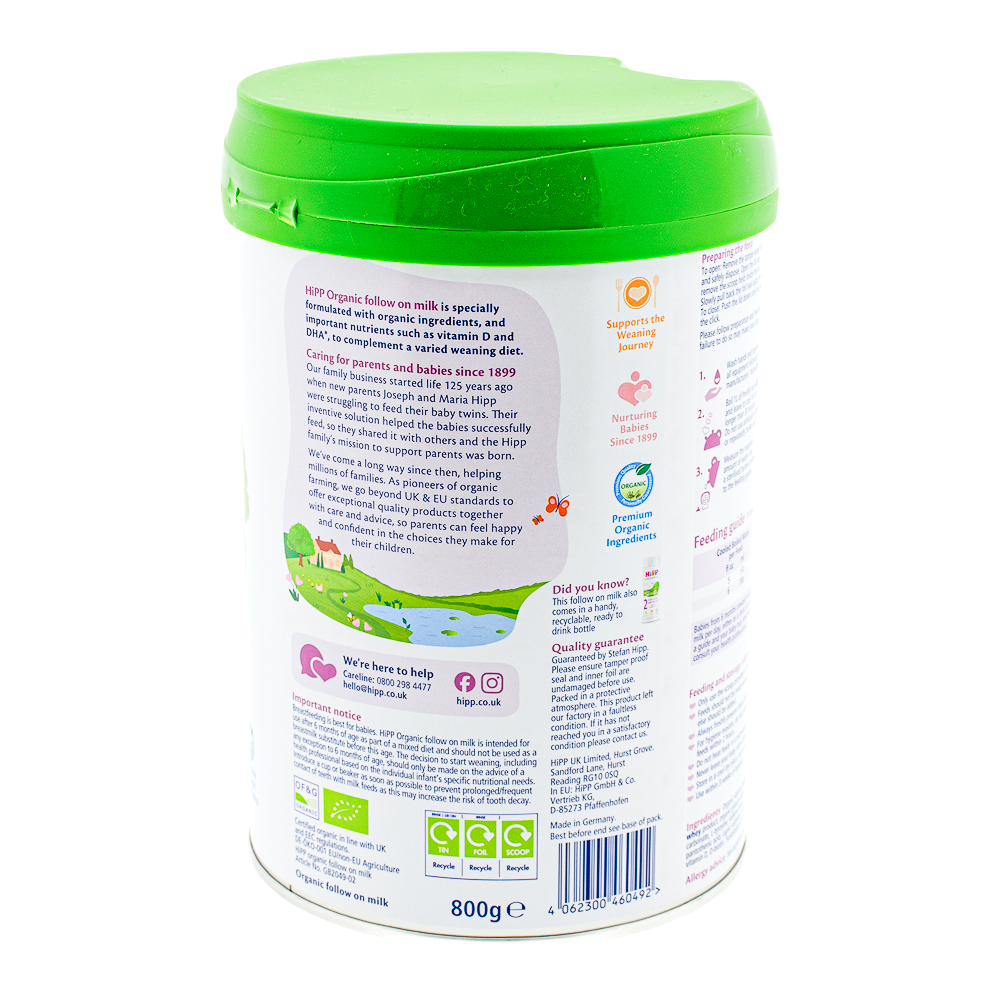 HiPP UK Stage 2 Formula About HiPP