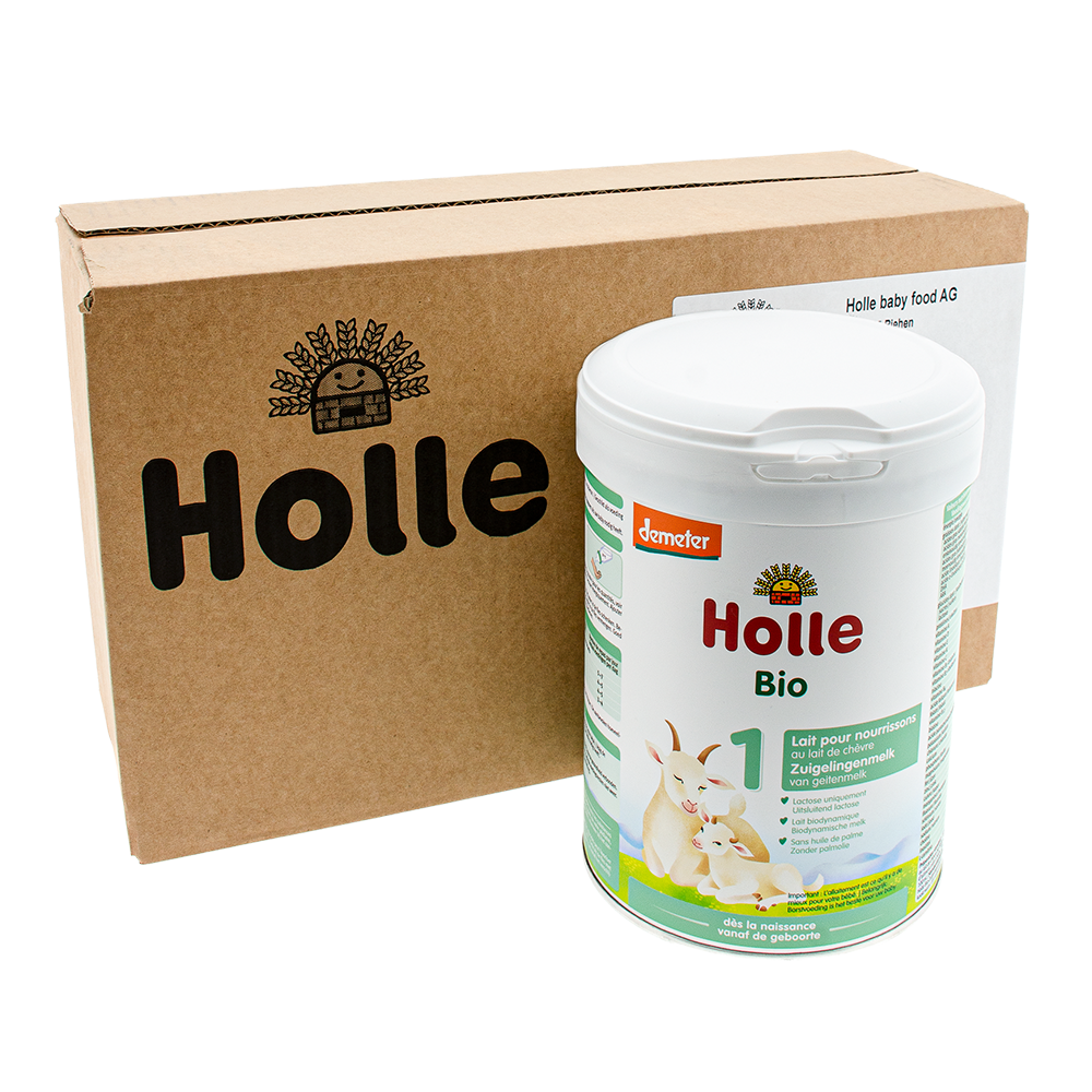 Holle Dutch Goat Stage 1 Formula can with outer box