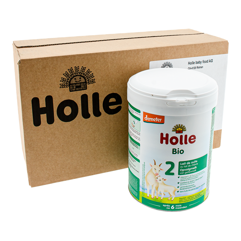 Holle Dutch Goat Stage 2 Formula can with outer box