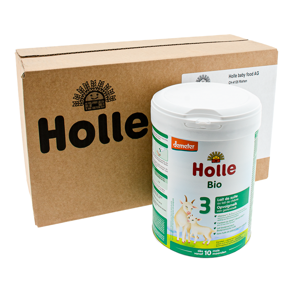Holle Dutch Goat Stage 3 Formula can with outer box