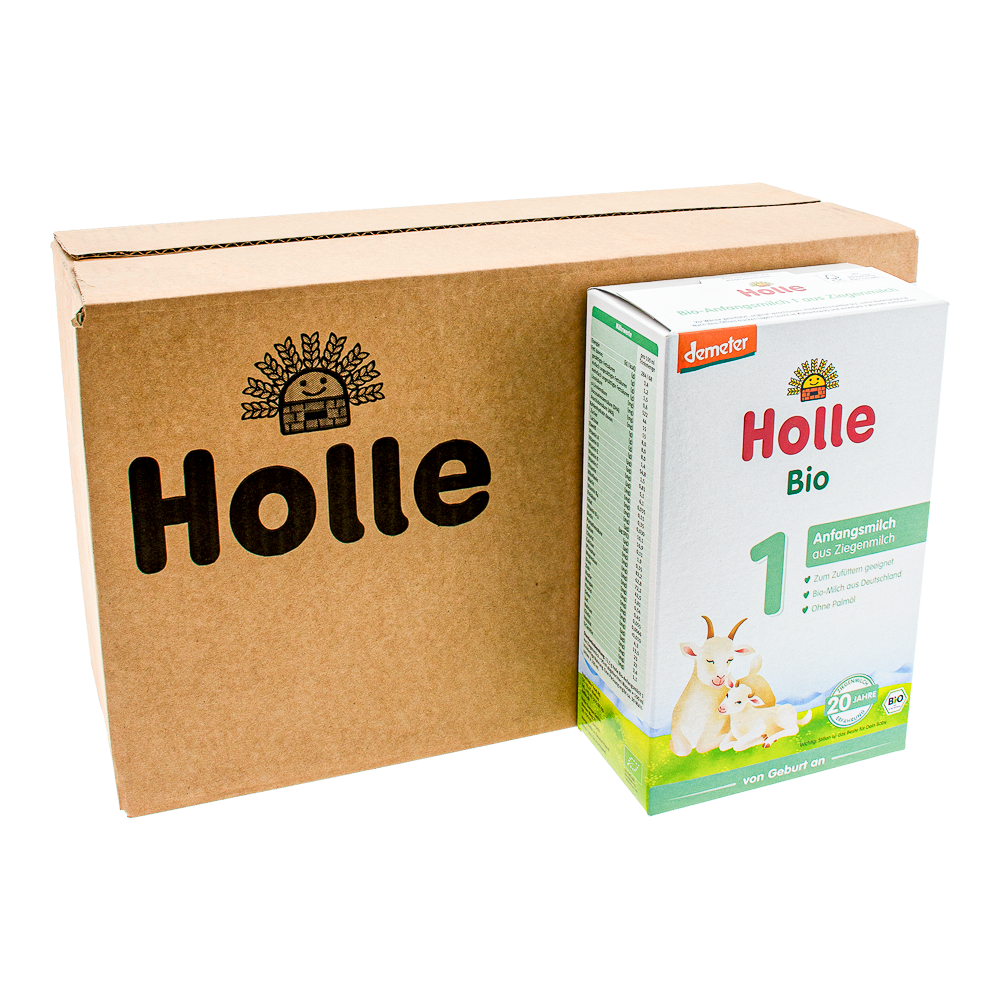 Holle Goat Stage 1 Formula pack with outer box