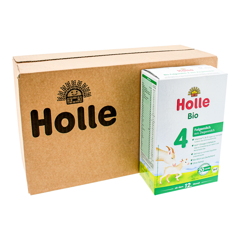 Holle Goat Stage 4 Formula pack with outer box