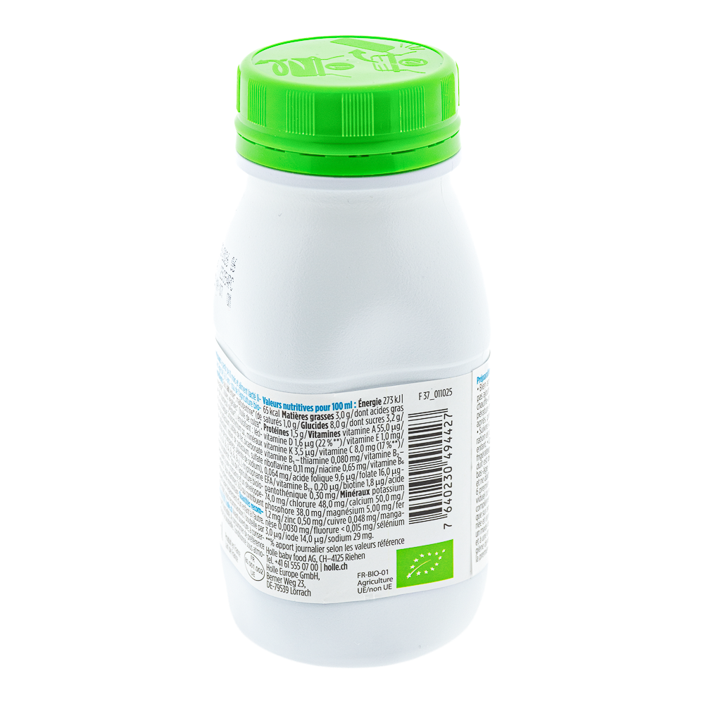 Holle Ready to Feed Stage 3 Formula nutrition label