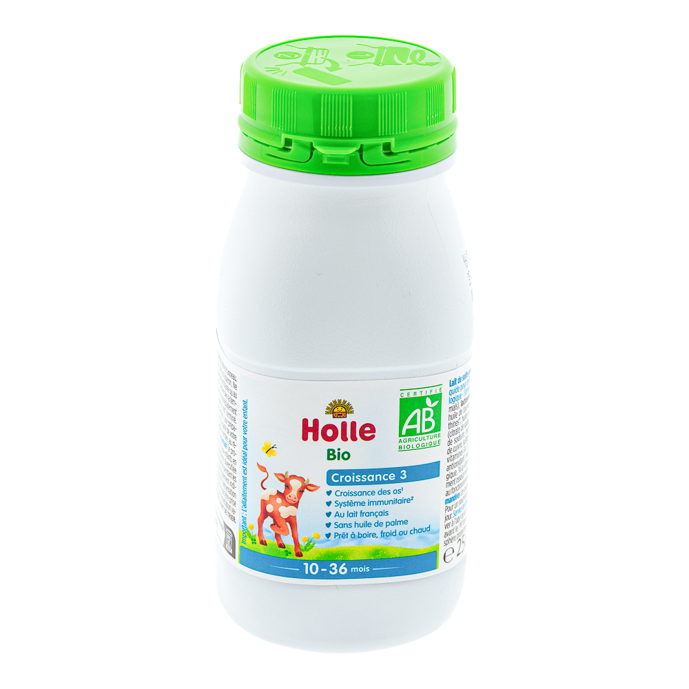 Holle Ready to Feed Stage 3 Formula bottle