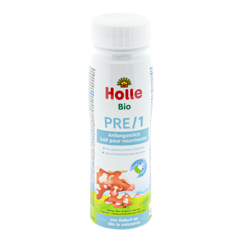 Holle Ready to Feed Stage Pre/1 Formula bottle
