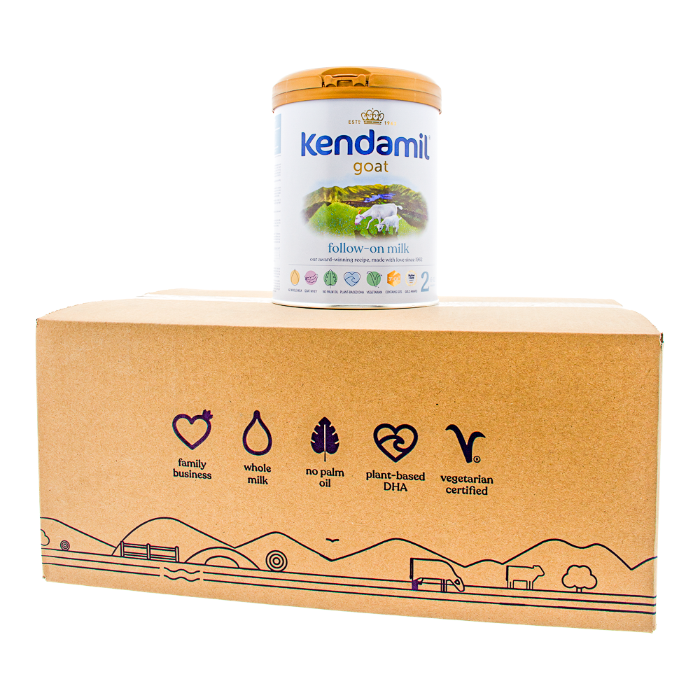 Kendamil Goat Stage 2 Formula can with outer box